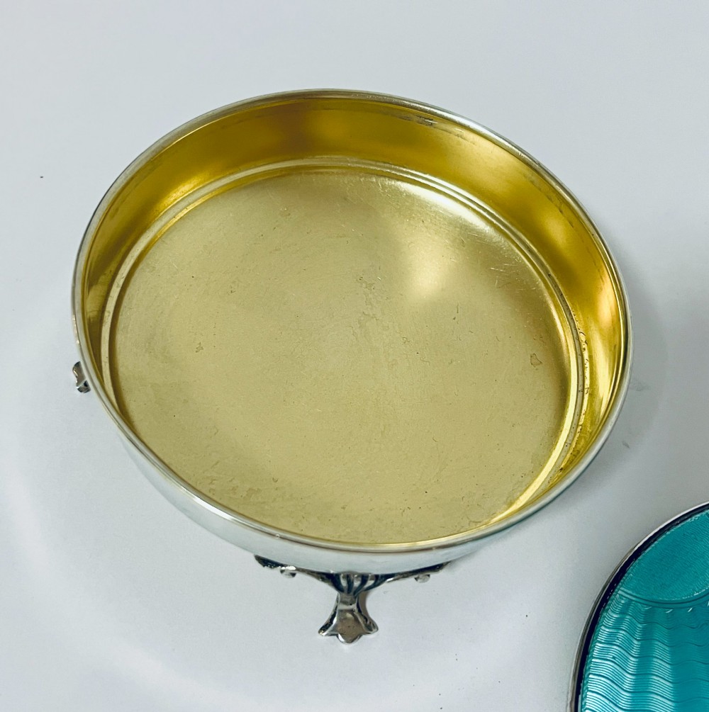 Art Deco Silver and Enamel Dressing Table Box View VIII