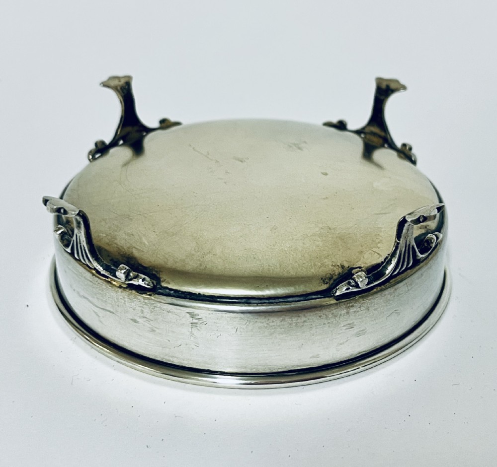 Art Deco Silver and Enamel Dressing Table Box View XI