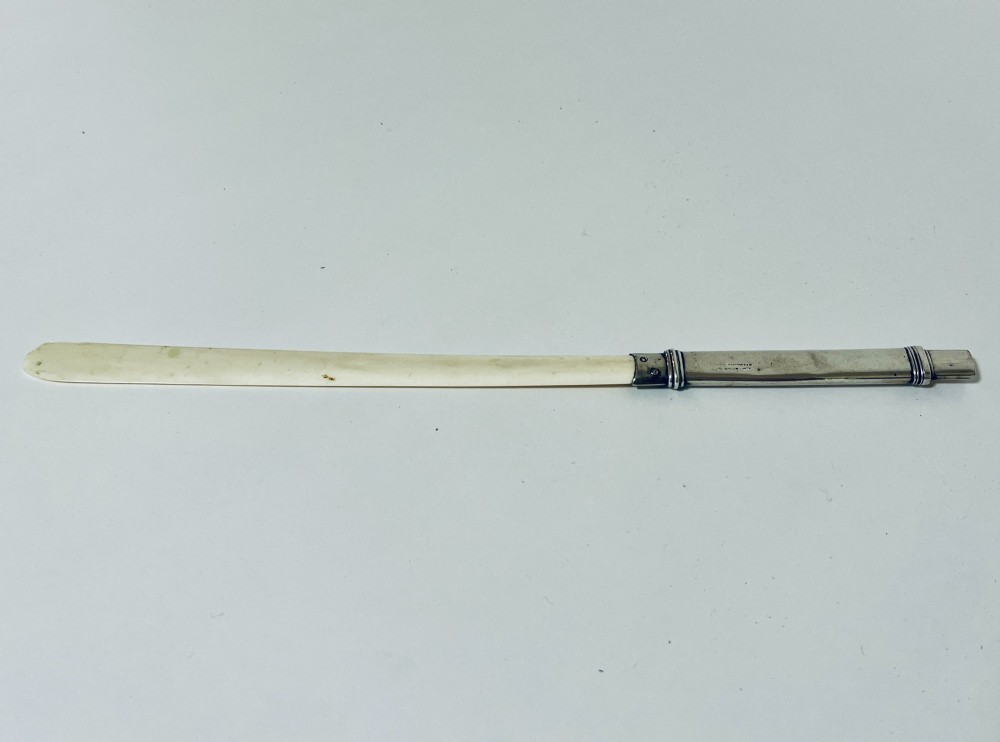 Antique Silver Page Turner With Pencil View IV