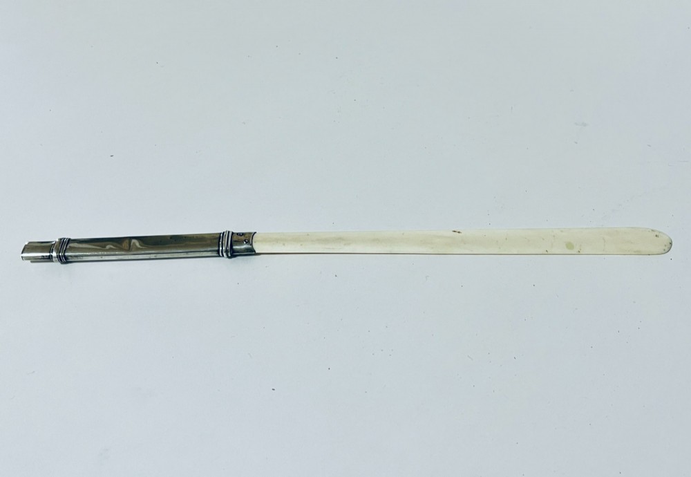 Antique Silver Page Turner With Pencil View VI