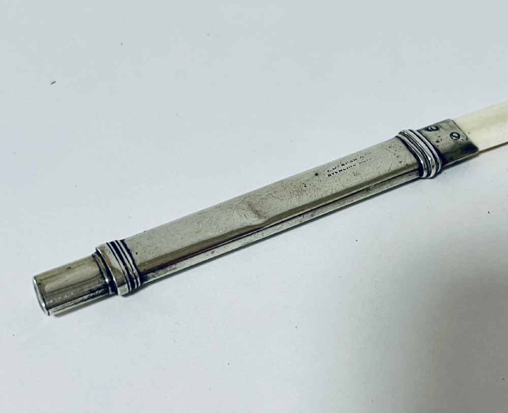 Antique Silver Page Turner With Pencil View VIII