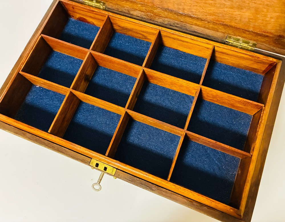 Antique Oak Collector's Box View IV