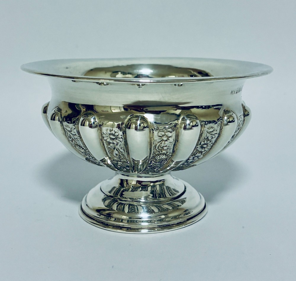 Antique Silver Bowl View II