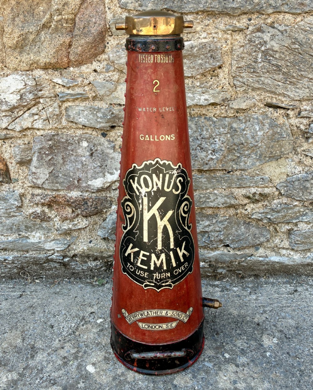 Antique Merryweather Fire Extinguisher