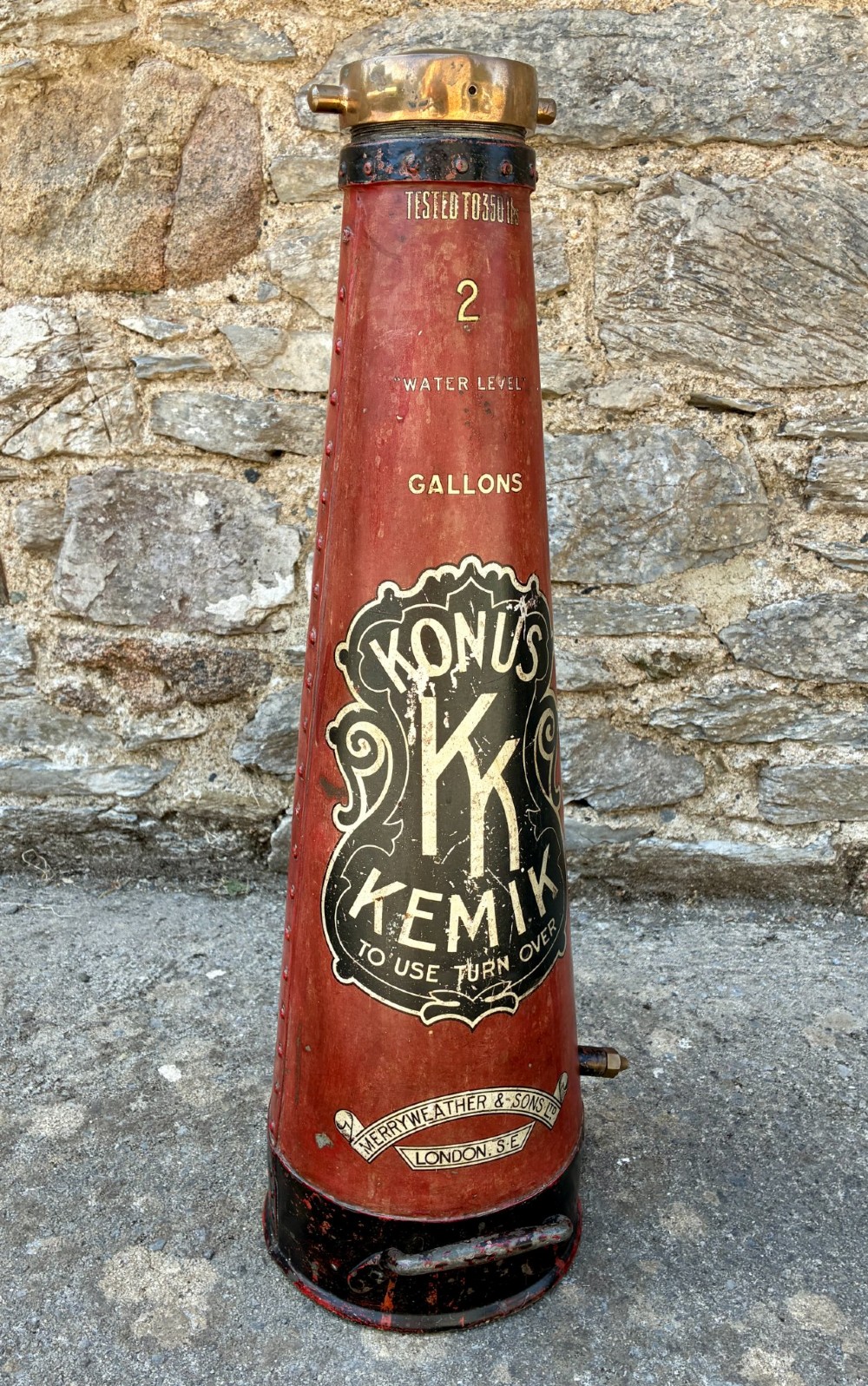 Antique Merryweather Fire Extinguisher View VIII