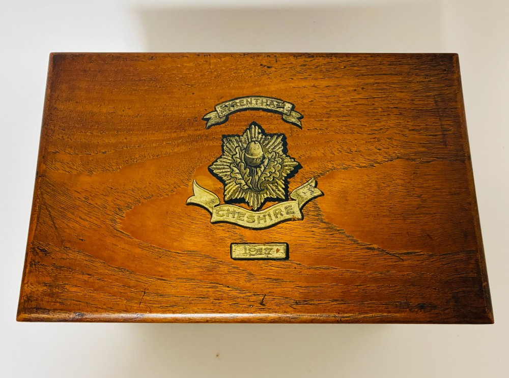 Cheshire Regiment WW1 Ditty Box View II