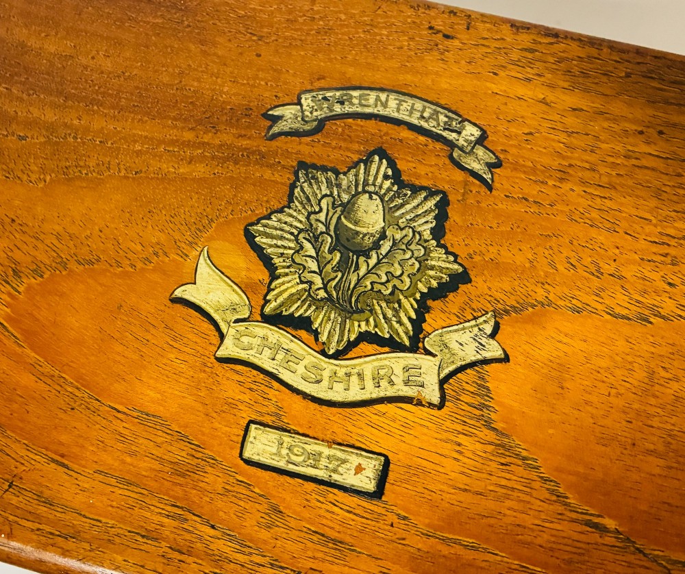 Cheshire Regiment WW1 Ditty Box View III