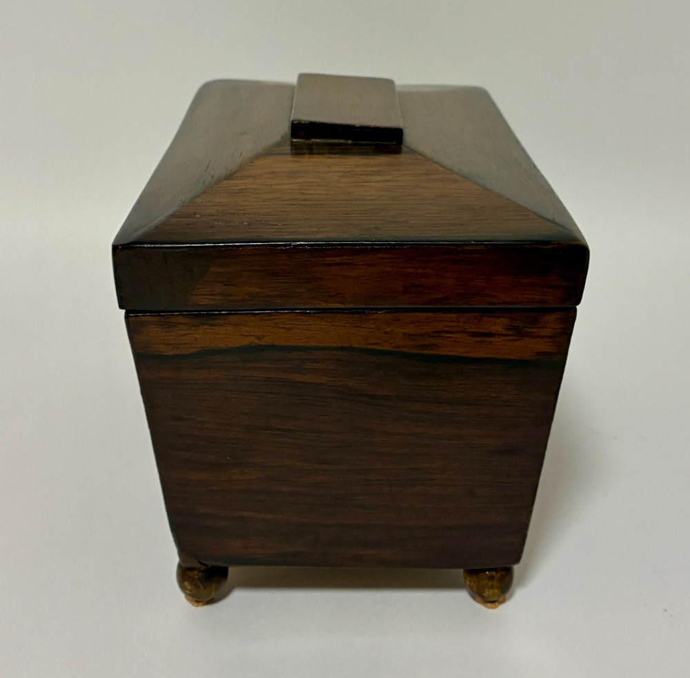 Antique Rosewood Tea Caddy View X