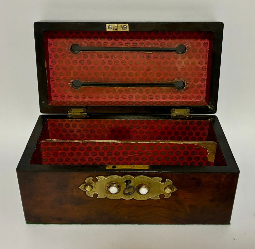 Victorian Walnut Correspondence Box View III