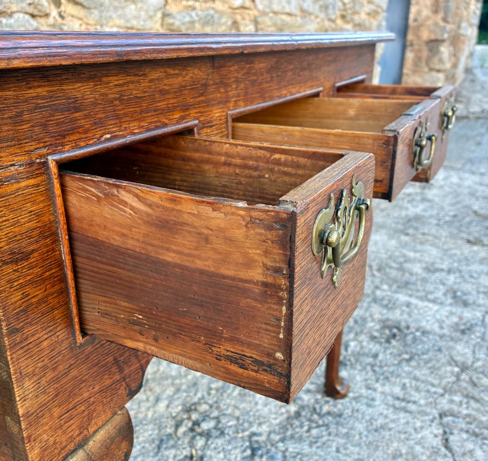 Georgian Oak Lowboy View VII