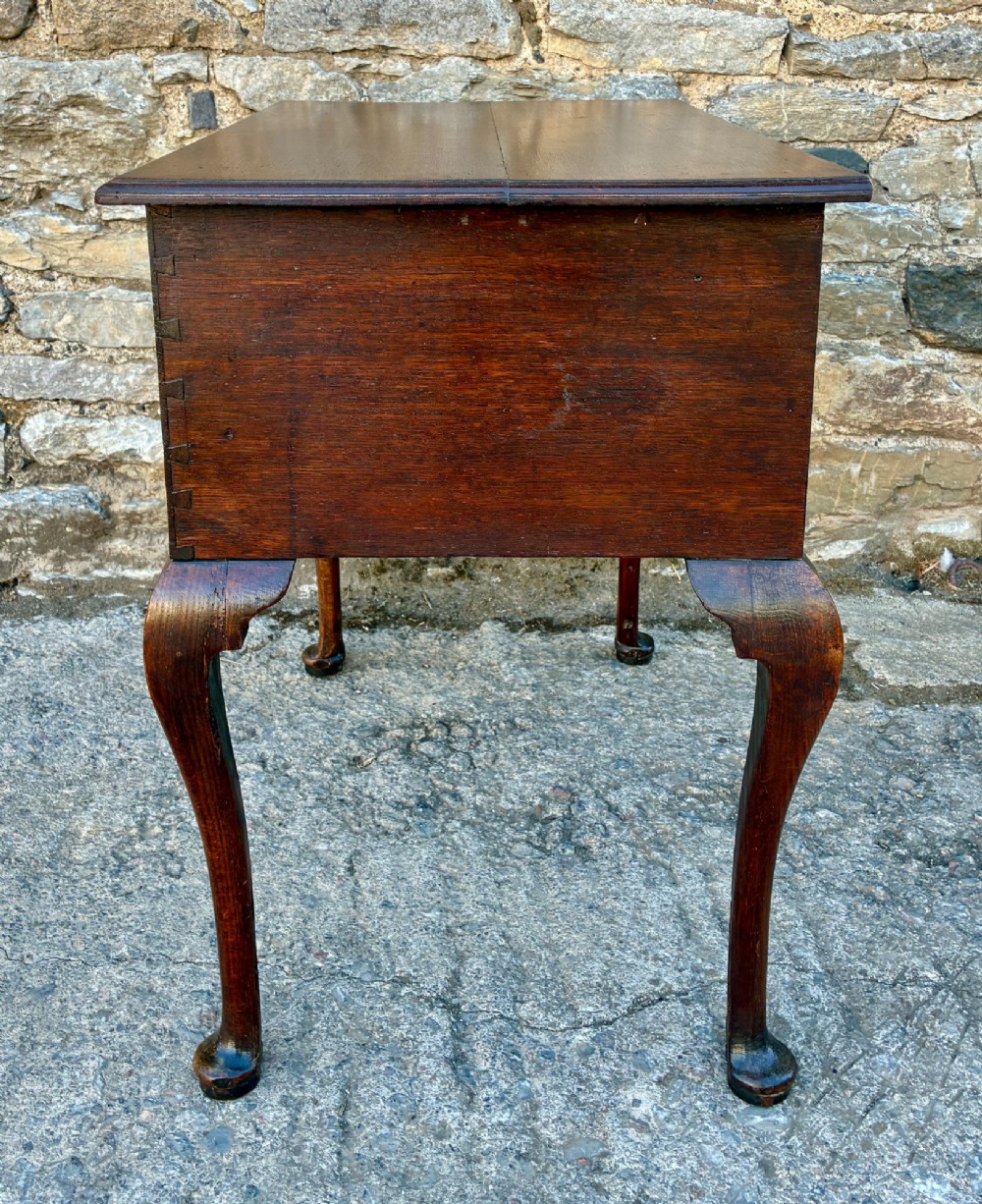 Georgian Oak Lowboy View IX