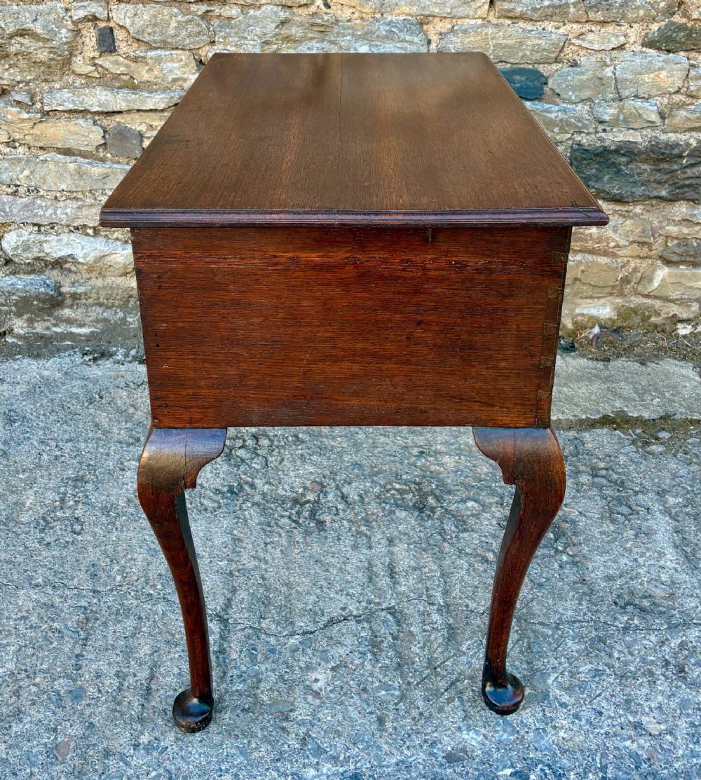 Georgian Oak Lowboy View XII