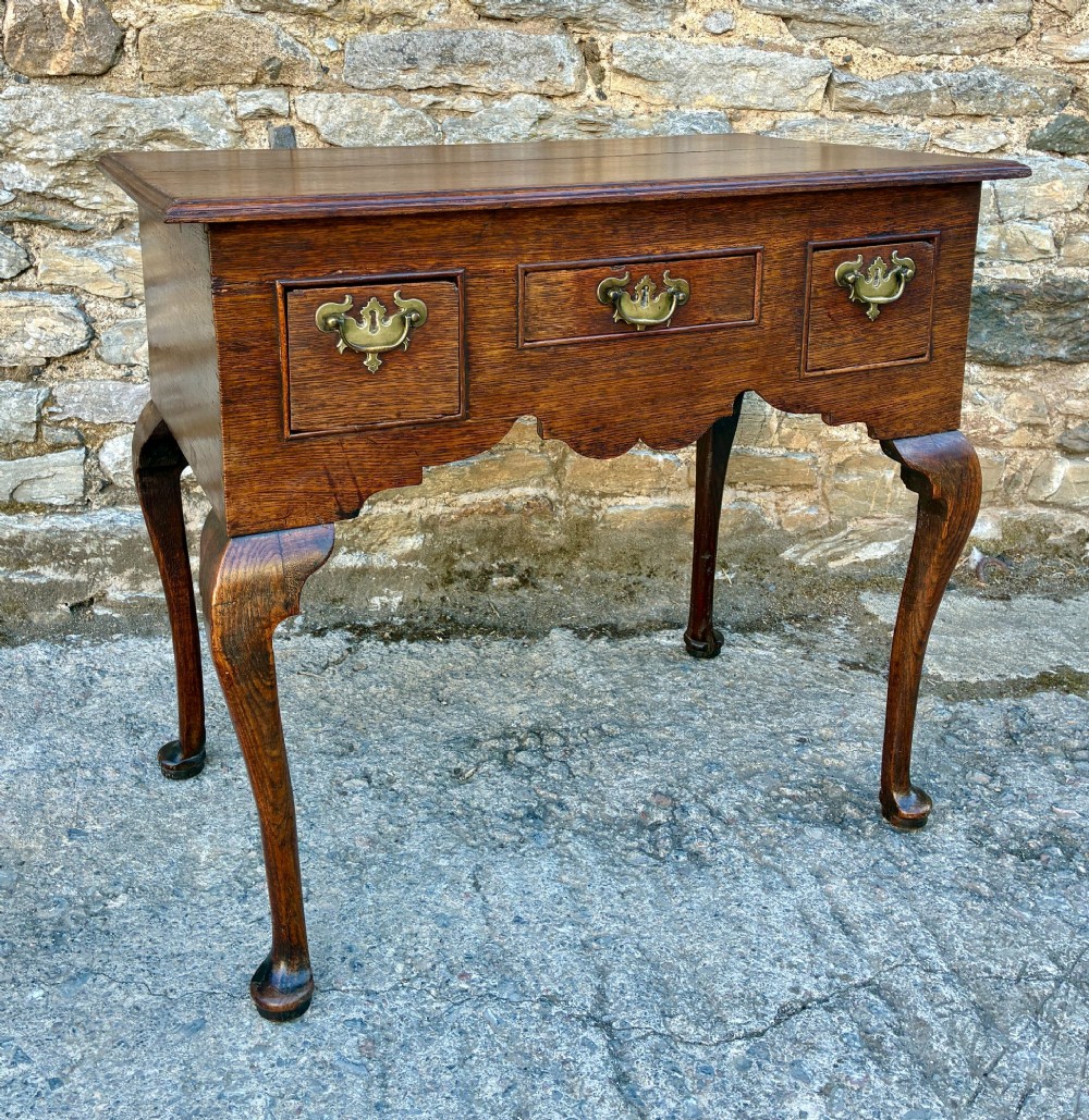 Georgian Oak Lowboy View XIII