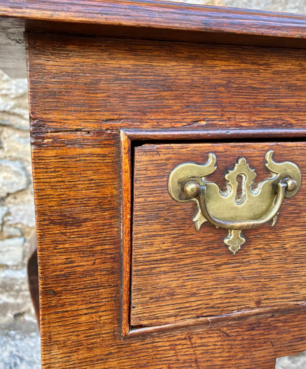 Georgian Oak Lowboy View XIV