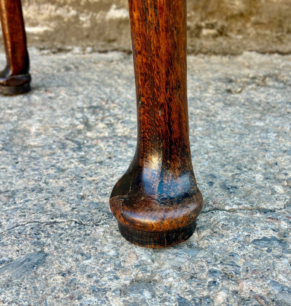 Georgian Oak Lowboy View XV