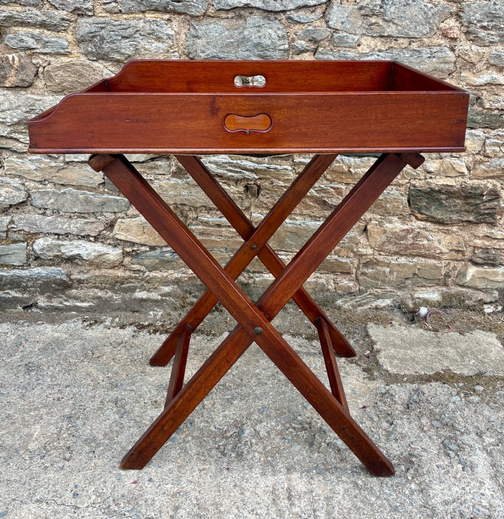 ​Victorian Mahogany Folding Butler’s Tray