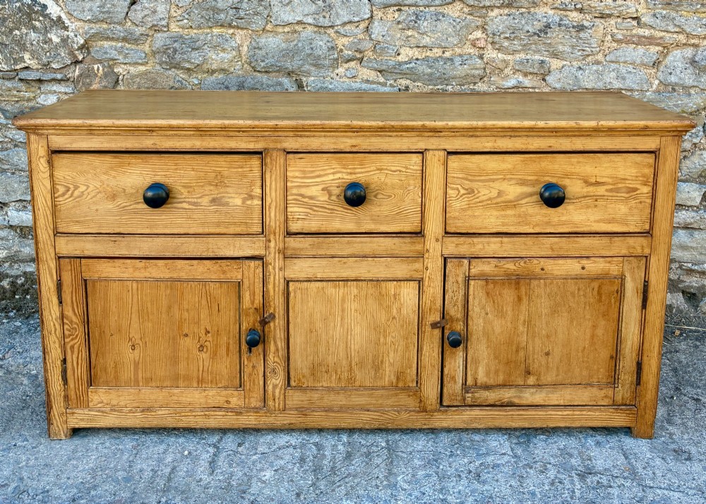Antique Pine Dresser Base