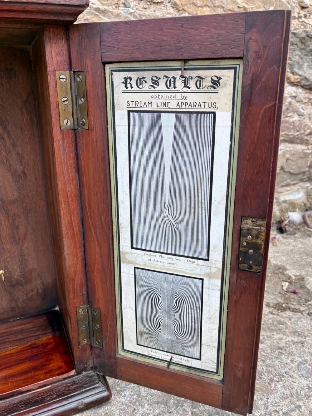 Antique Teak Ship’s Key Cabinet View VI