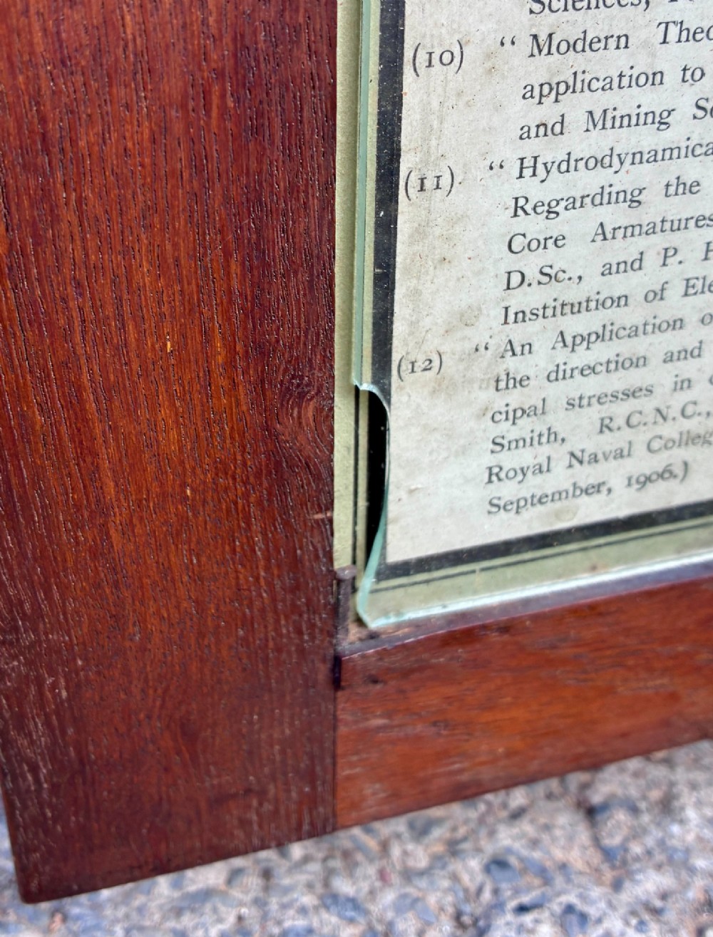 Antique Teak Ship’s Key Cabinet View VII