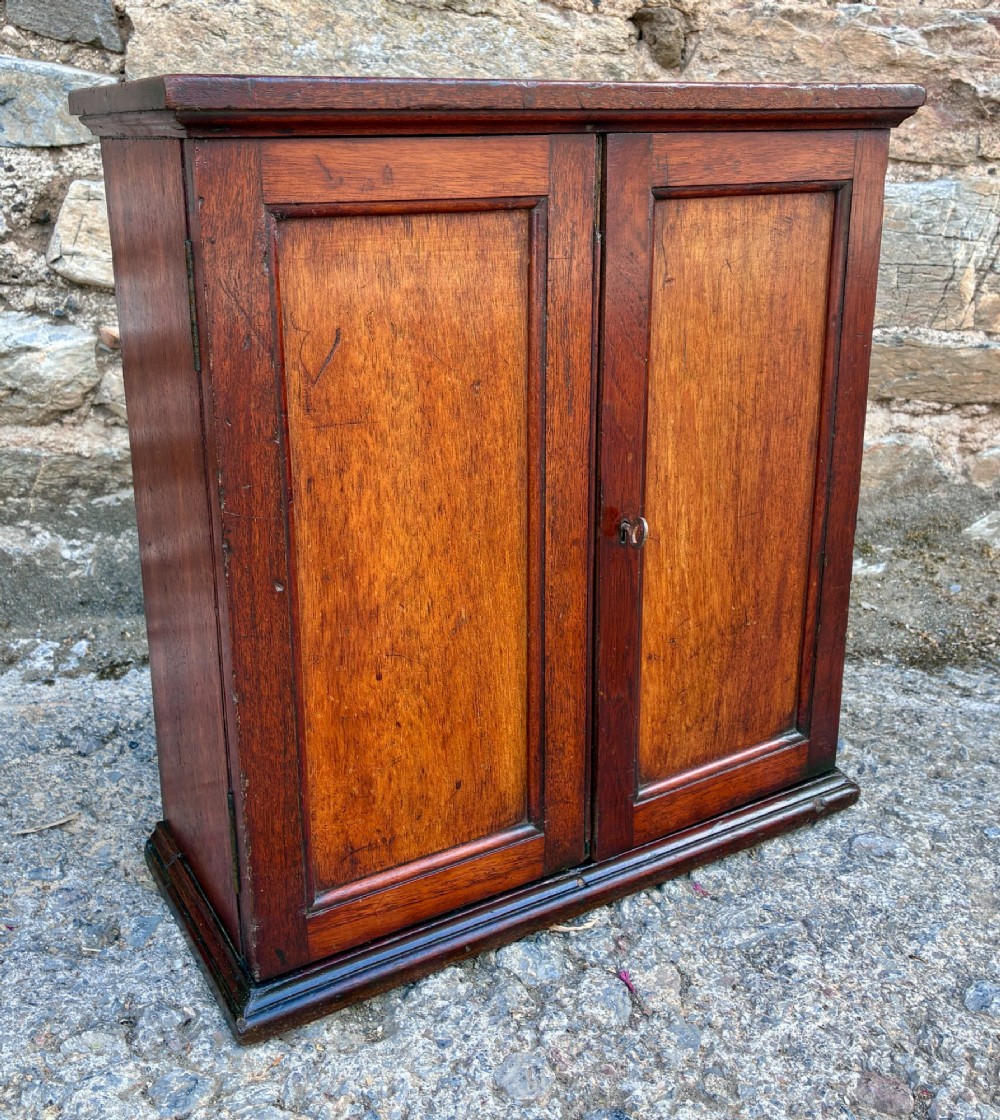 Antique Teak Ship’s Key Cabinet View XIV
