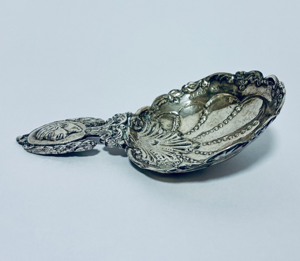 Victorian Silver Caddy Spoon View II