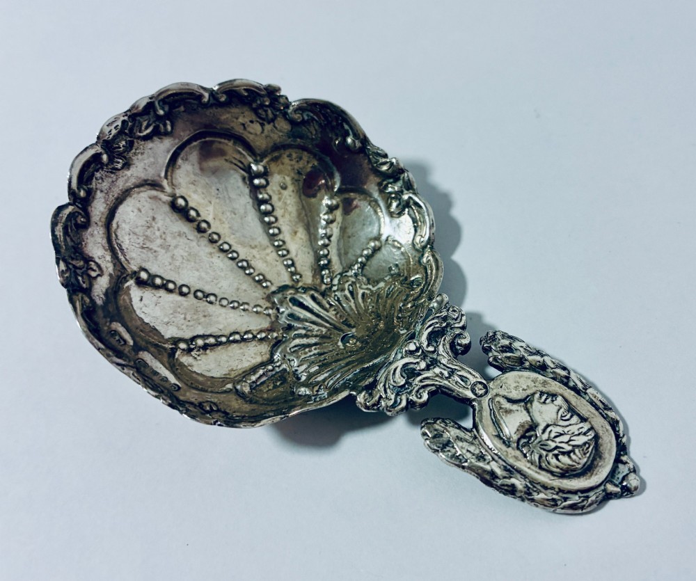 Victorian Silver Caddy Spoon View III