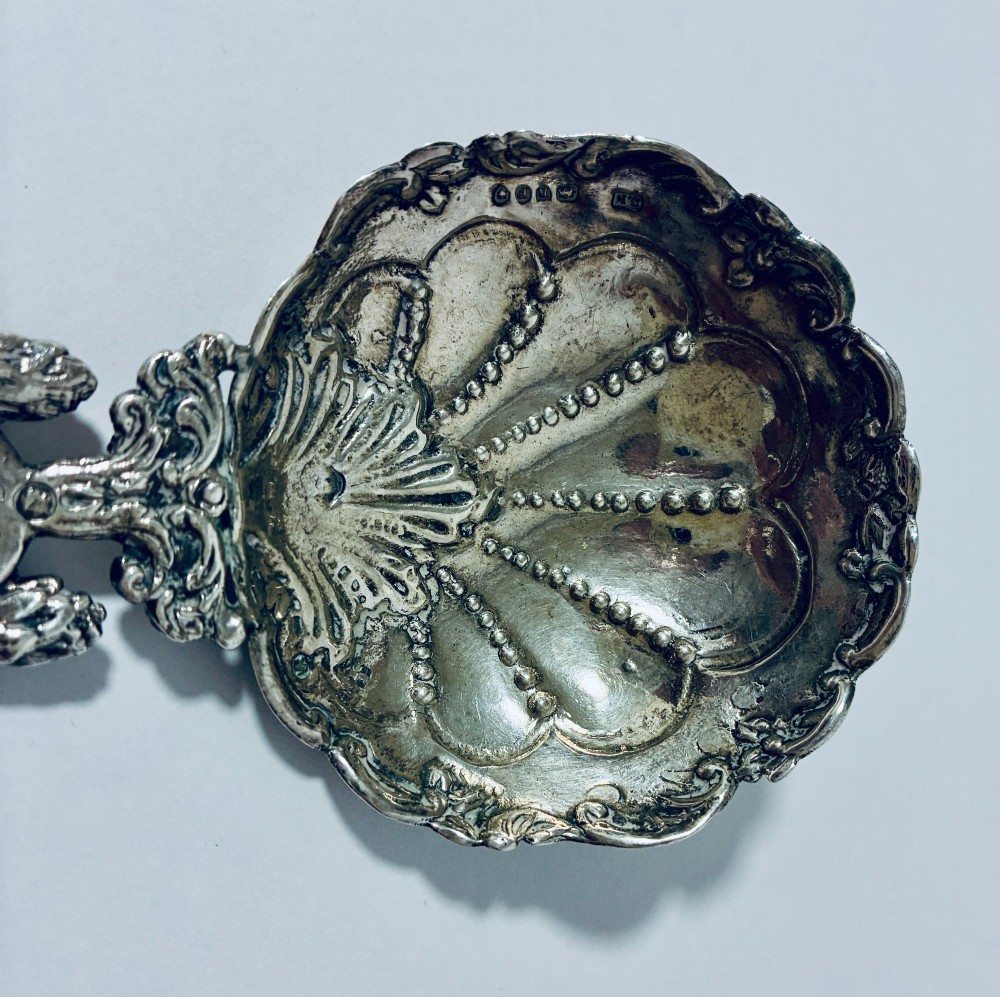 Victorian Silver Caddy Spoon View V