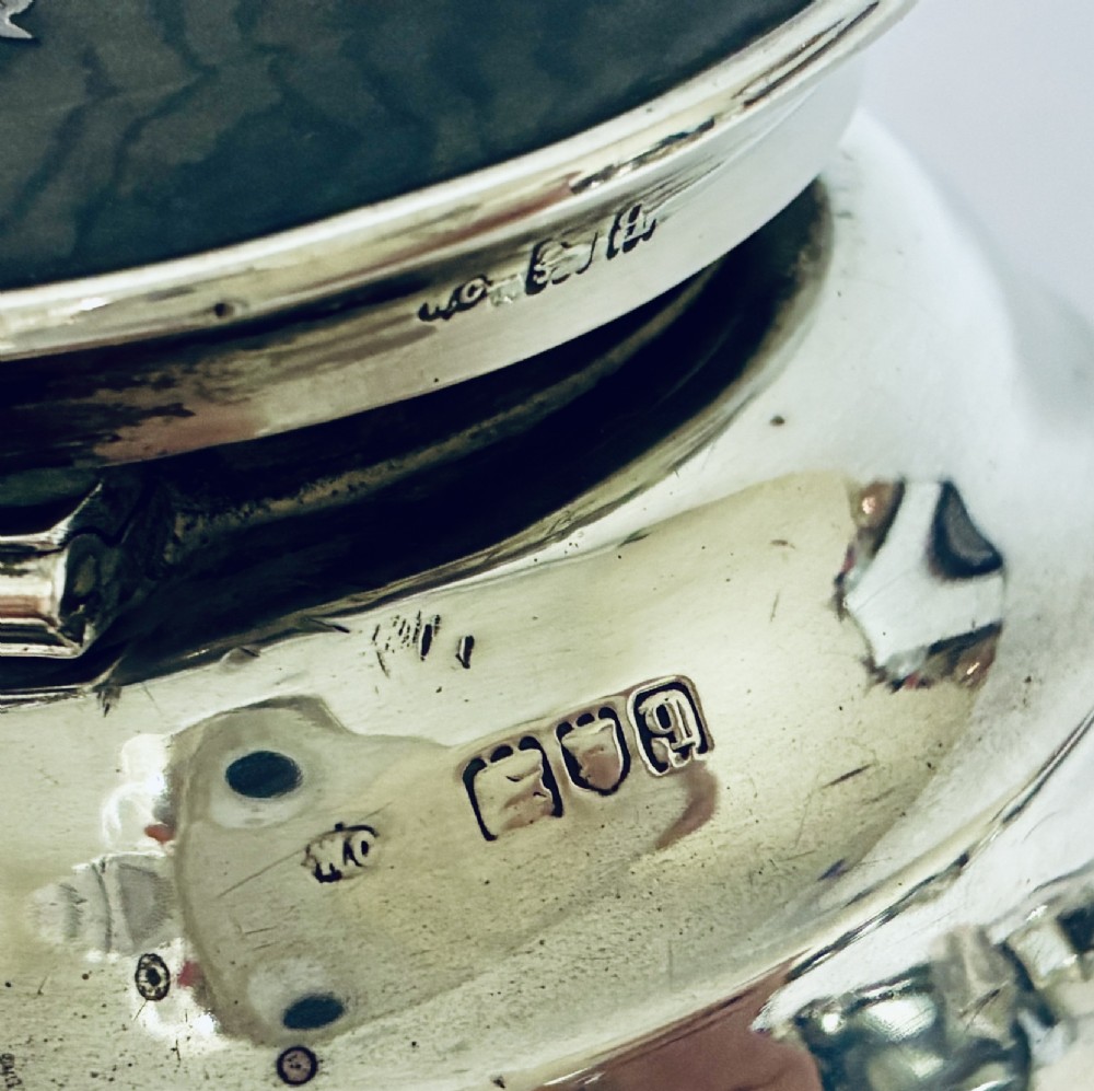 Antique Silver and Tortoiseshell Inkwell View VIII