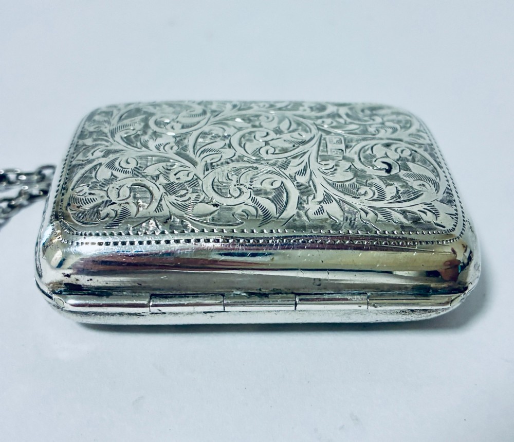 Edwardian Silver Coin Purse Chatelaine View VI