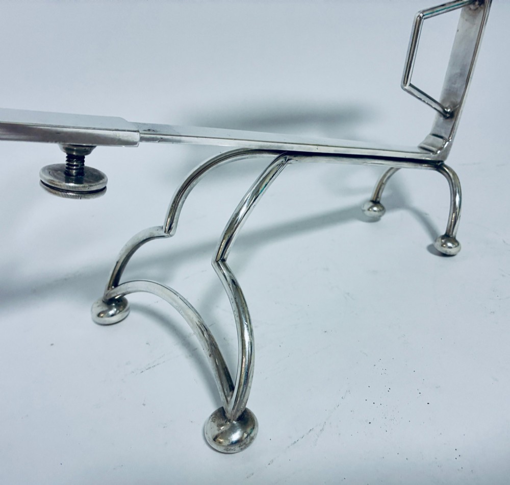 Antique Silver Plated Bottle Carrier View VI
