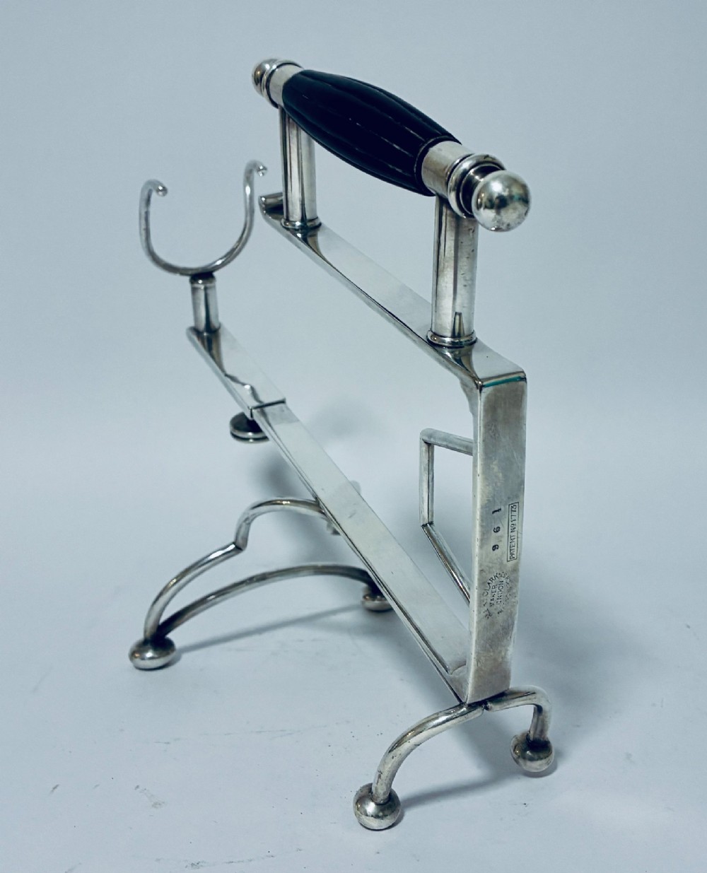 Antique Silver Plated Bottle Carrier View VIII
