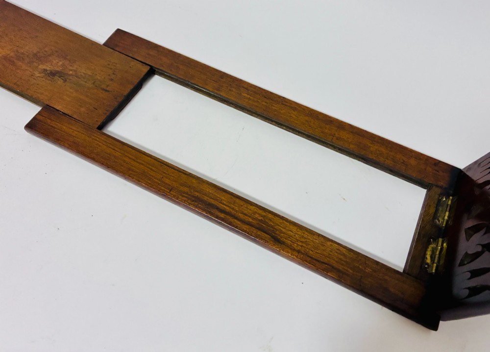Victorian Gothic Style Walnut Book Slide View VIII
