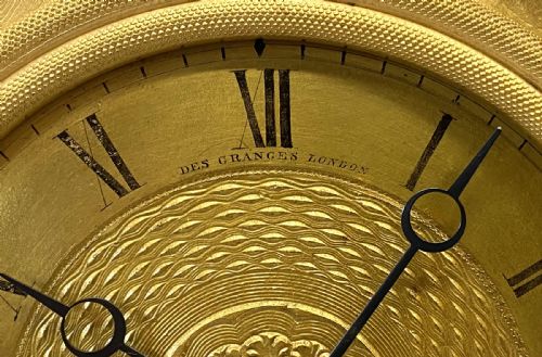 fig 2. Antique Chain Fusee Mantel Clock Rococo Gilt Bronze Ormolu Case by  Granges London