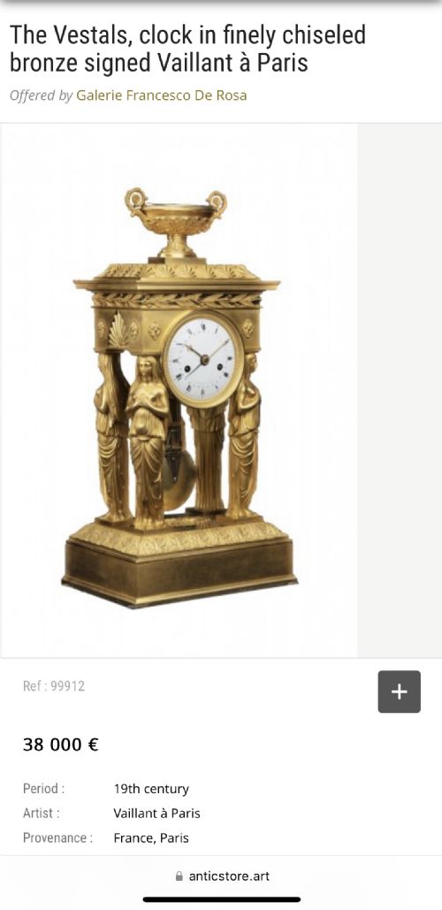 ANTIQUE MAHOGANY WALL BRACKET CLOCK BY VALIANT PARIS WITH PINWHEEL ESCAPEMENT - ADDITIONAL PHOTO 14