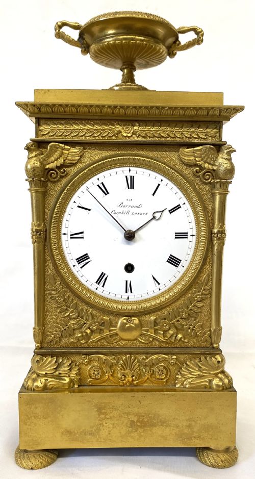 fig 1. Antique Gilt Bronze Regency Chain Fusee Barrauds Cornhill London 958