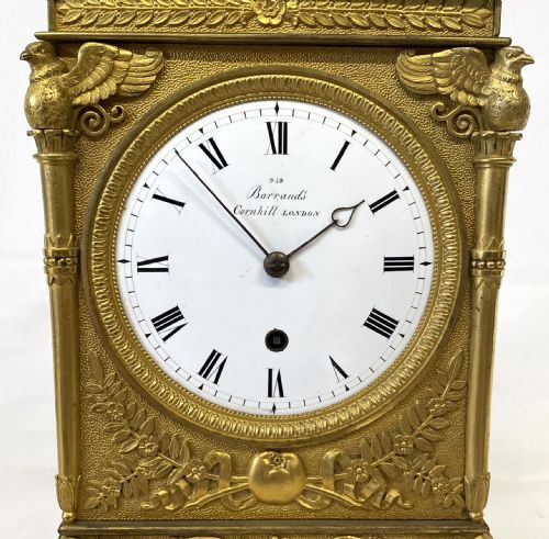 fig 3. Antique Gilt Bronze Regency Chain Fusee Barrauds Cornhill London 958