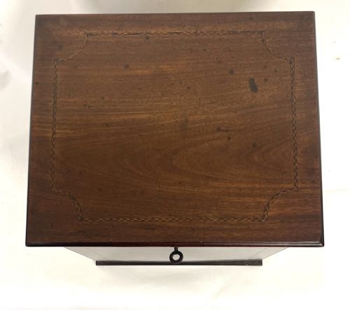 ANTIQUE GEORGIAN INLAID MAHOGANY APOTHECARY BOX CHEST CABINET WITH BOTTLES ETC - ADDITIONAL PHOTO 19