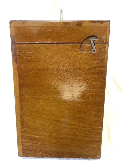 ANTIQUE VINTAGE WOODEN DENTIST APOTHECARY CABINET WITH 6 DRAWERS AND EQUIPMENT - ADDITIONAL PHOTO 10