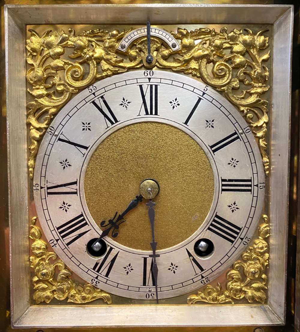 Beatuful Antique Walnut Lenzkirch Mantel Clock Quarter Strinking Ting Tang View IV