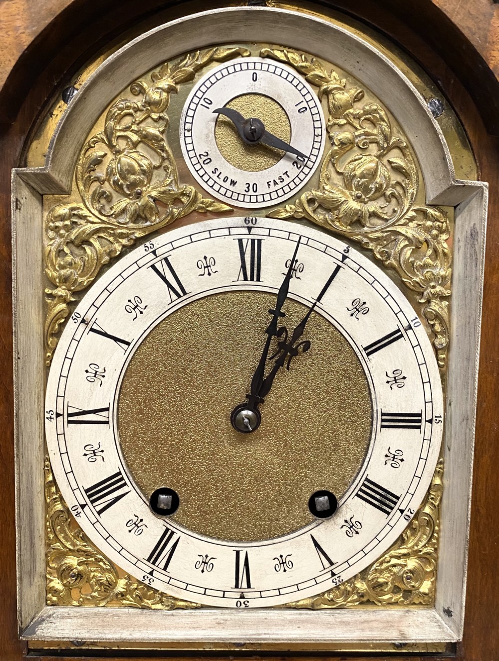 Antique Walnut Carved Bracket Clock With Ormoul Mounts Lenzkirch Ting Tang View V