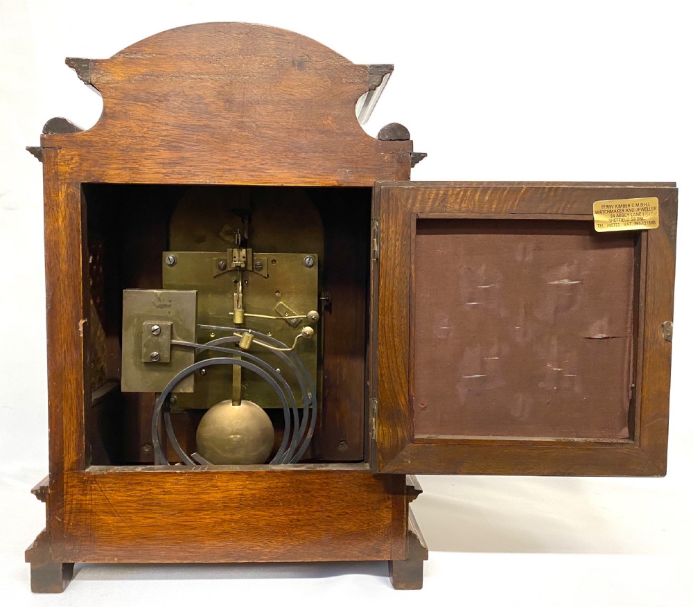 Antique Walnut Carved Bracket Clock With Ormoul Mounts Lenzkirch Ting Tang View X