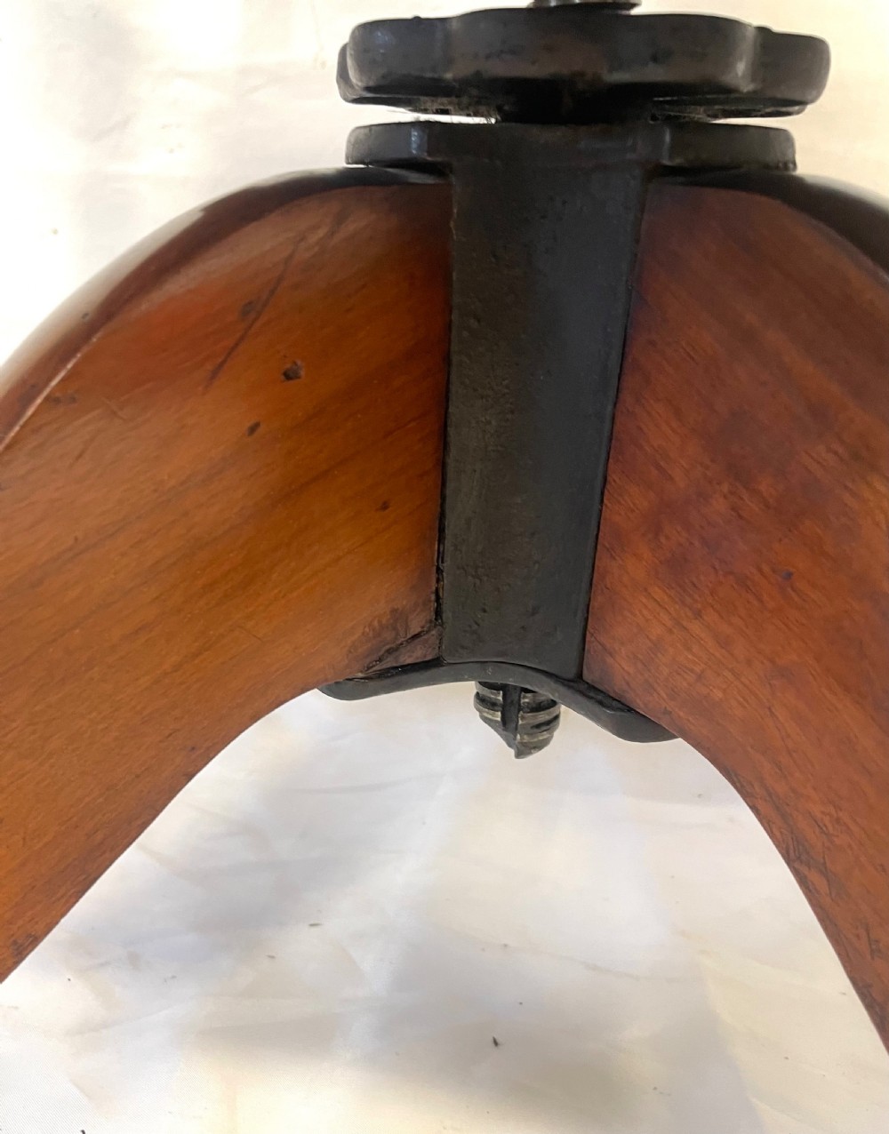 Antique Edwardian Arts & Crafts Walnut ANGUS Office Chair Revolving Swivel Chair View XXII