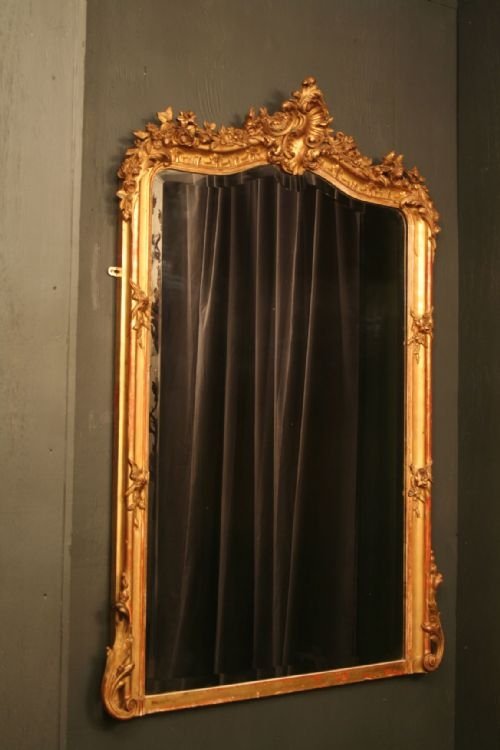 French Victorian Bevelled Mirror