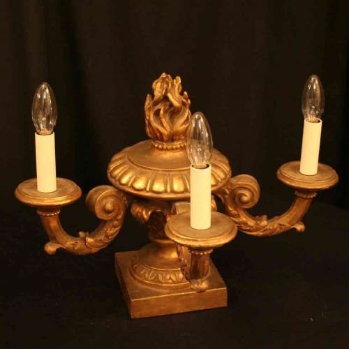 French Plaster Table Lamp