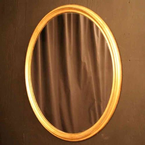 English Giltwood Oval Mirror
