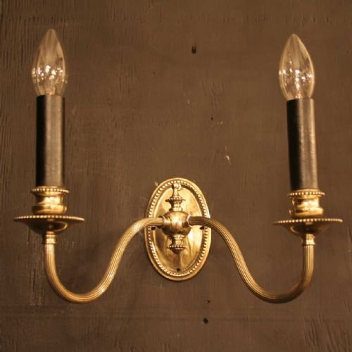 English Pair of Wall Sconces
