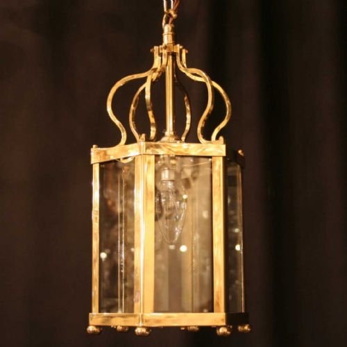 English Brass Single Light Lantern

