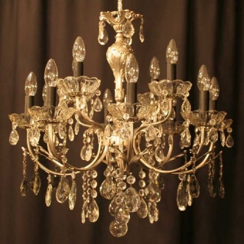 Italian Renickel Plated Chandelier