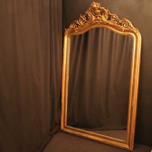 Quality Large French Giltwood Mirror