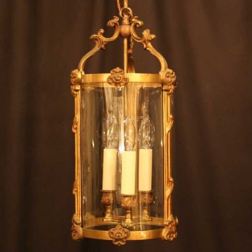 Bronze Triple Light Hall Lantern
